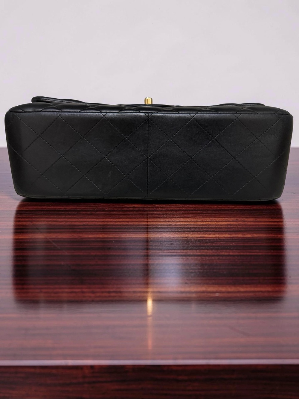 Chanel Classic Double Flap Bag Quilted Lambskin Jumbo - Picture 7 of 15